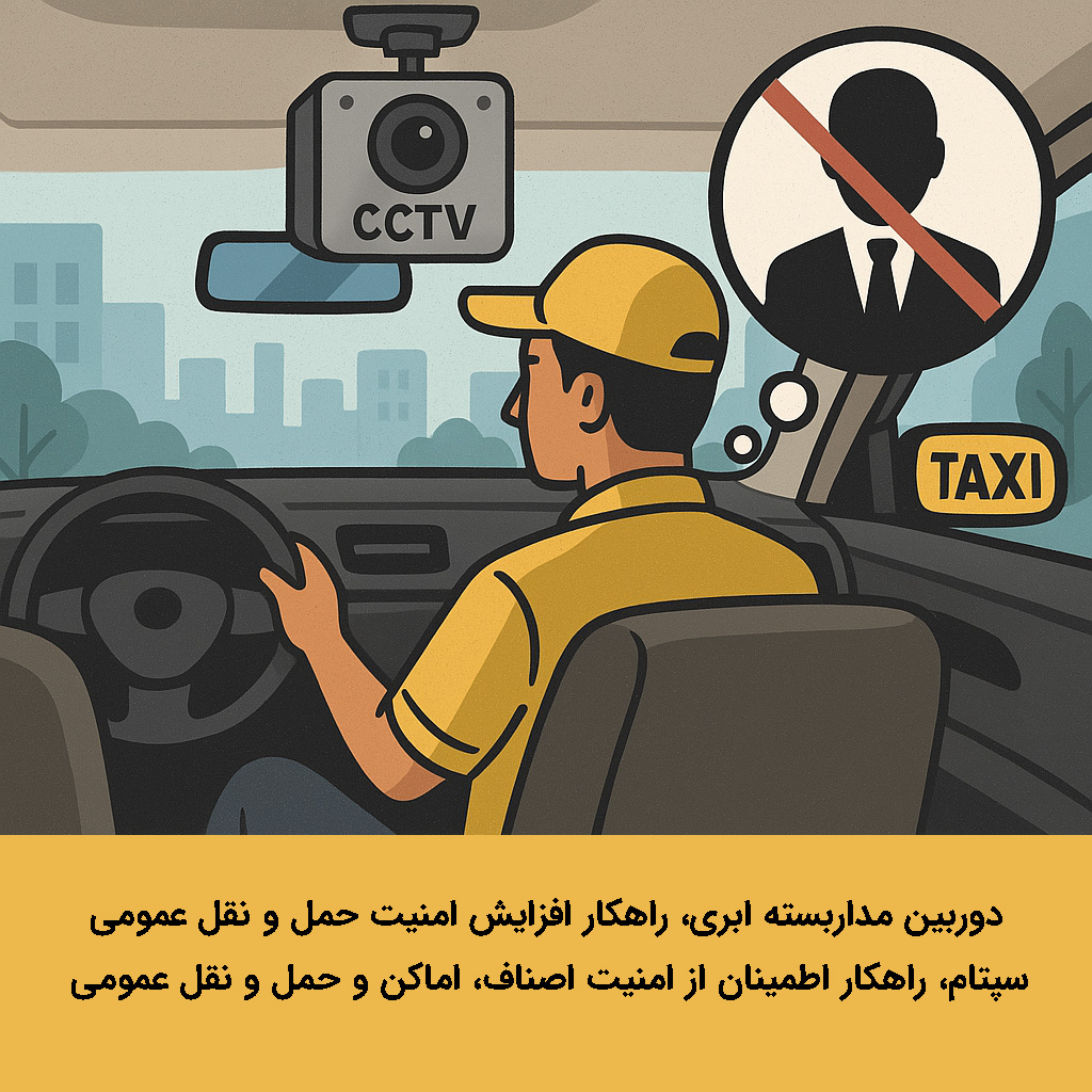 امنیت وسایل نقلیه عمومی با دوربین‌های ابری